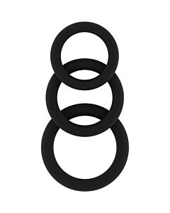 No.25 - cockring set - black