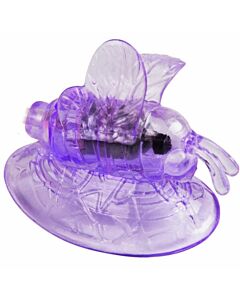 Vibrating butterfly with remote control purple