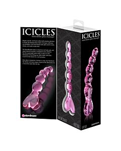 Icicles number 43 hand blown glass massager