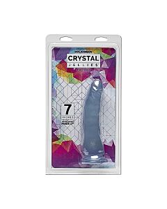 Crystal jellies 7 inch thin dong - clear
