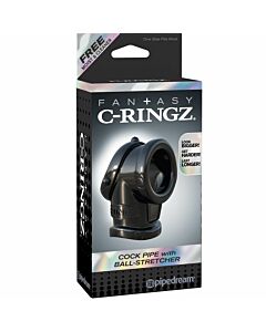 Fantasy c-ringz  cock pipe with ball strech