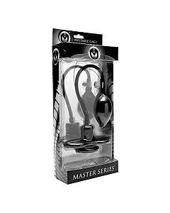 E-stim hollow butt plug black
