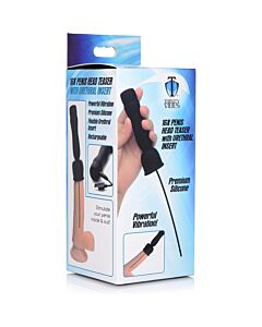 16x penis head with urethral catheter - black