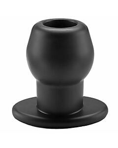 Perfect fit ass tunnel plug silicone black l