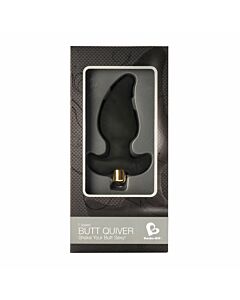 Butt quiver 7 speed anal estimulator black.