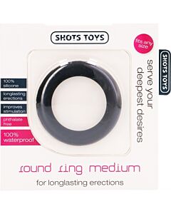 Round cock ring - black - medium