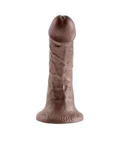 King cock 6 inch brown