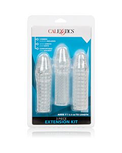 3 piece extension kit - clear
