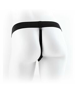 Fetish fantasy series 11" hollow strap-on vibrating with balls 27.9cm flesh