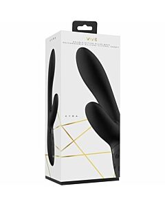 Kyra - rabbit silicone g-spot - black