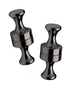 Power pins magnetic nipple clamp set - black