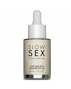Slow sex hair and skin shimmer dry oil 30 ml