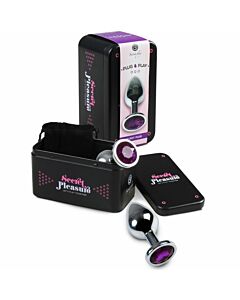 Purple Mini: Metal Anal Plug