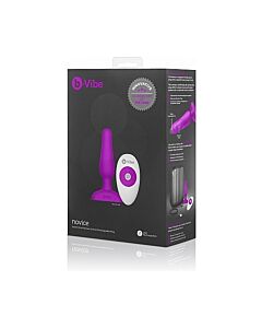B-vibe novice remote control plug fuchsia