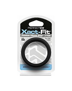 Xact-fit Pack: Perfect Fit Rings (Black)