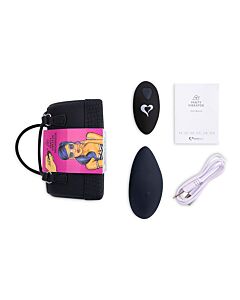 Feelztoys - panty vibe remote controlled vibrator - black