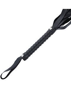 Darkness black flogger 45cm