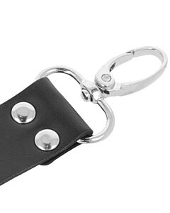 Darkness Black Leather Handcuffs