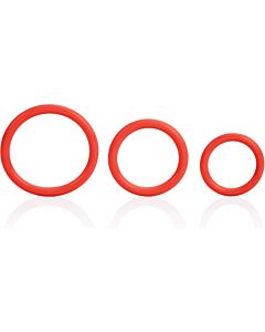 Red Fire Triple Ring