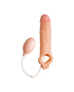 Realistic ejaculating penis sheath
