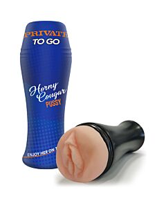 Realistic Cougar Masturbator