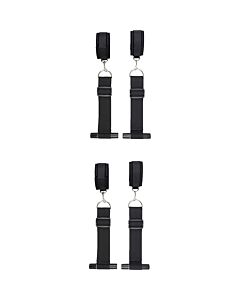 Door restraint set black