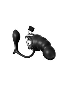 Black Chastity Plug