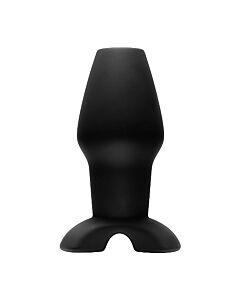 Invasion hollow silicone anal plug - large