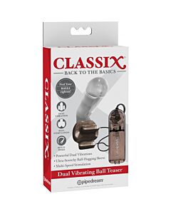 Classix dual vibrating ball teaser (black/smoke)