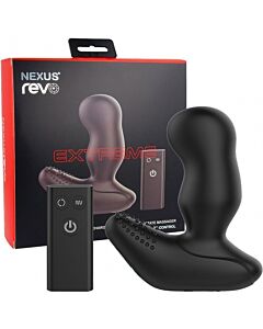 Revo extreme waterproof remote control rotating prostate massage