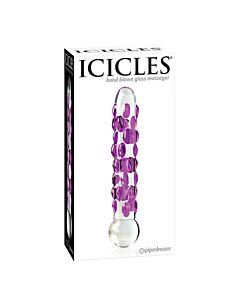 Icicles number 07 hand blown glass massager