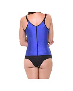 Corset latex shape azul
