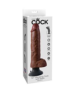 KingCock 25.5cm Vibrating Realistic Penis