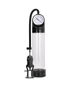 Deluxe pump with advanced psi gauge - transparent