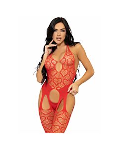 Red Passion Bodystocking