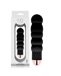 Six Black Vibrator: Rechargeable Pleasure