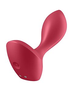 Red Velvet Anal Vibrating Plug