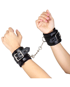 Black Velvet Handcuffs
