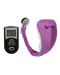 Vibrating Purple Remote-Control Thong