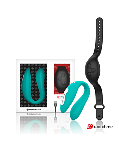 Watchme Dual Tech Aqua/Black Vibrator