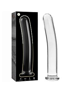 Crystal Nebula 18.5 cm Transparent Glass Dildo