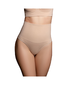 InvisiSculpt Beige Thong Shapewear