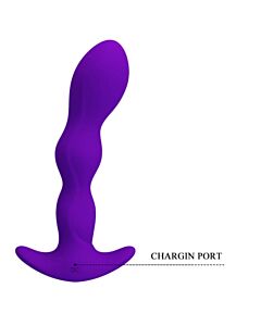 Vibrating Purple Anal Massager