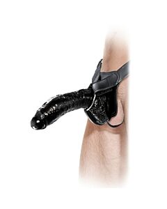 Fetish fantasy extreme hollow strap-on black