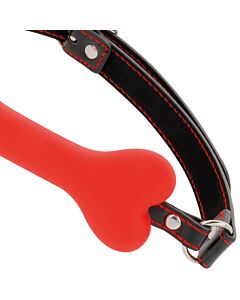 Red Dark Ball Gag