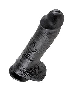 King cock 10 inch with balls black