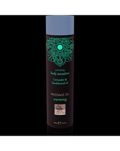 Shiatsu massage oil warming - coriander & sandalwood oil 100ml