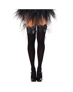 Black Bow Plus Stockings