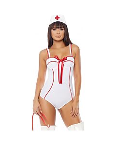 In perfect health sexy nurse costume - white