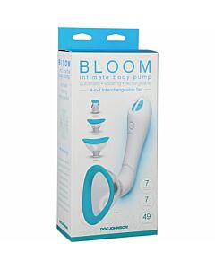Bloom - Clit & Nipple Suction Cup / Turquoise, White